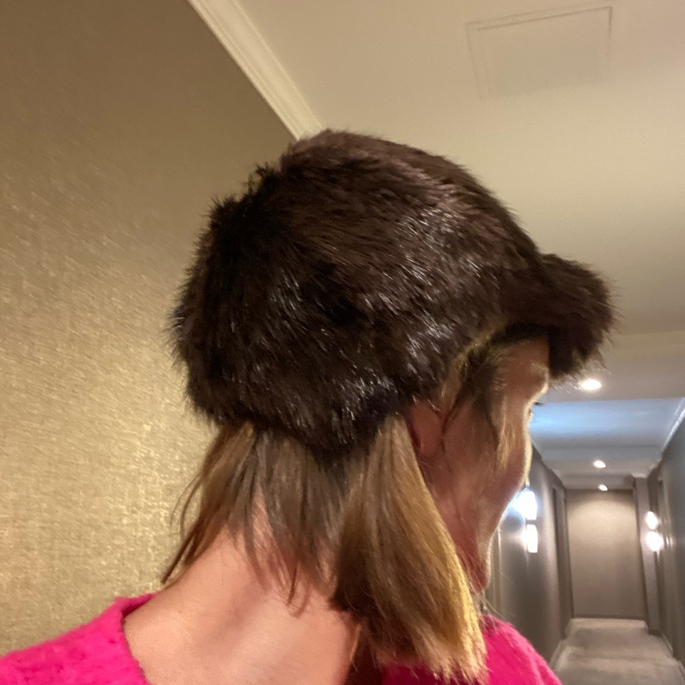 Genuine Mink Fur hat